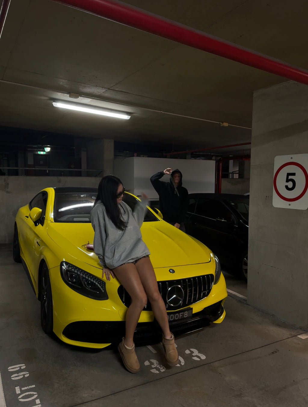flo hood - grey